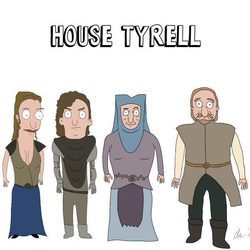 La Casa Tyrell, de 'Juego de tronos', al estilo 'Bob's Burgers'