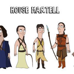 La Casa Martell, de 'Juego de tronos', al estilo 'Bob's Burgers'