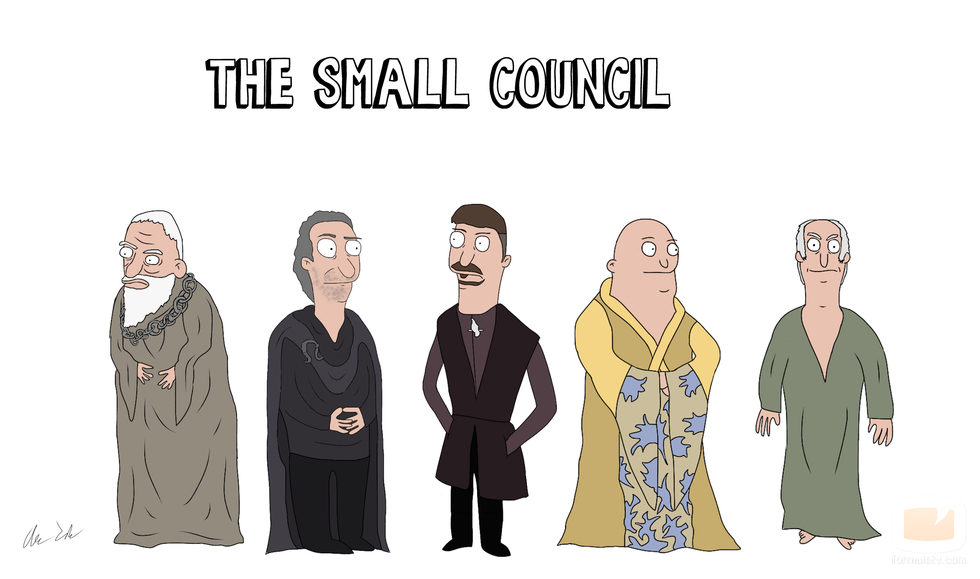 El Consejo Real, de 'Juego de tronos', al estilo 'Bob's Burgers'