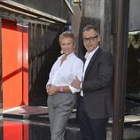 Mercedes Milá y Jordi González en la rueda de prensa de presentación de 'GH 16'