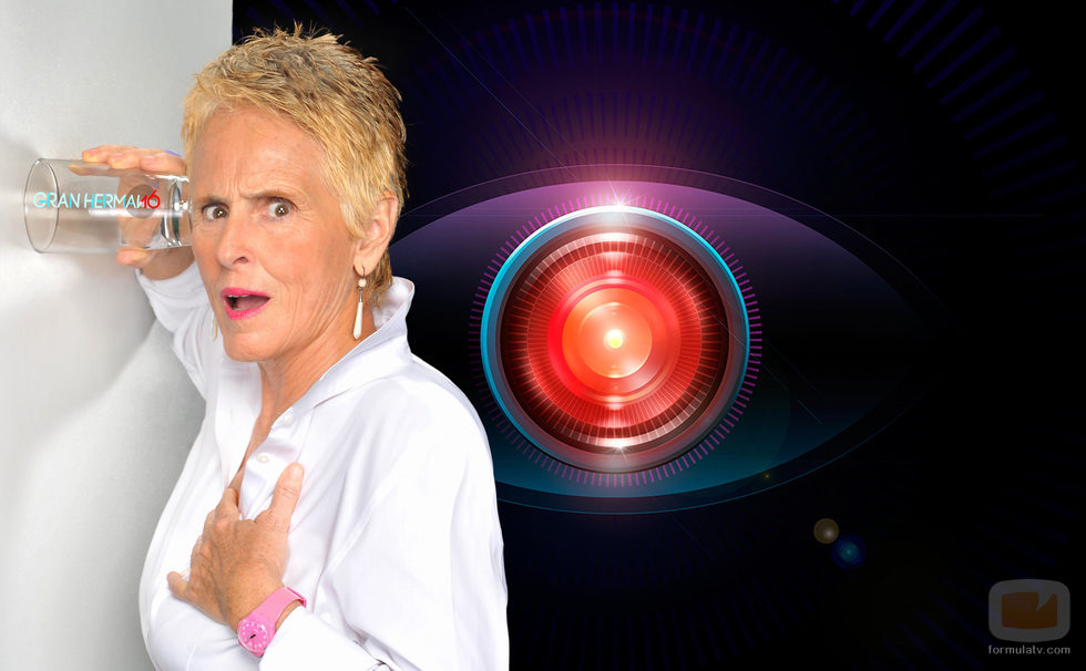 Mercedes Milá escuchando algunos de los secretos que guarda la nueva edición de 'GH'