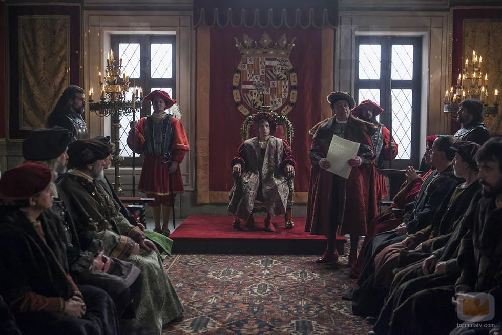 Carlos V convoca las cortes en Castilla en 'Carlos, Rey Emperador'