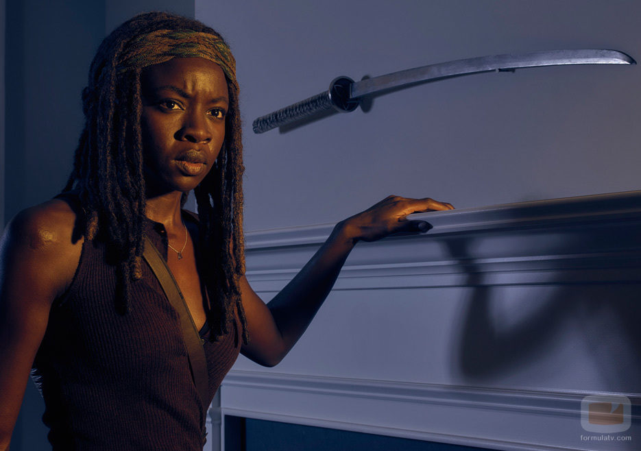 Danai Gurira es Michonne en la sexta temporada de 'The Walking Dead'
