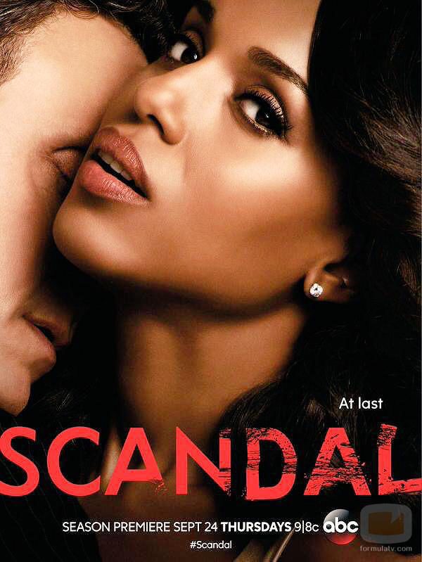 Cartel promocional de la quinta temporada de 'Scandal'