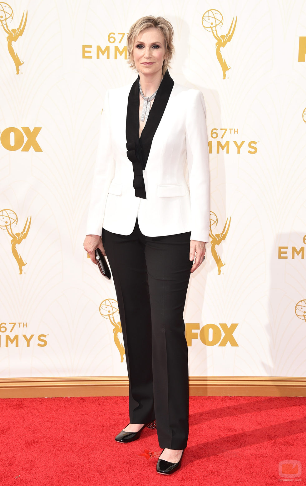 Jane Lynch en la alfombra roja de los Emmy 2015