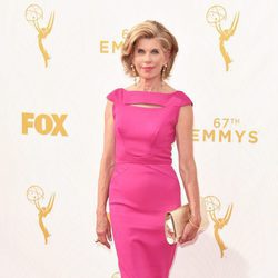 Christine Baranski en la alfombra roja de los Emmy 2015