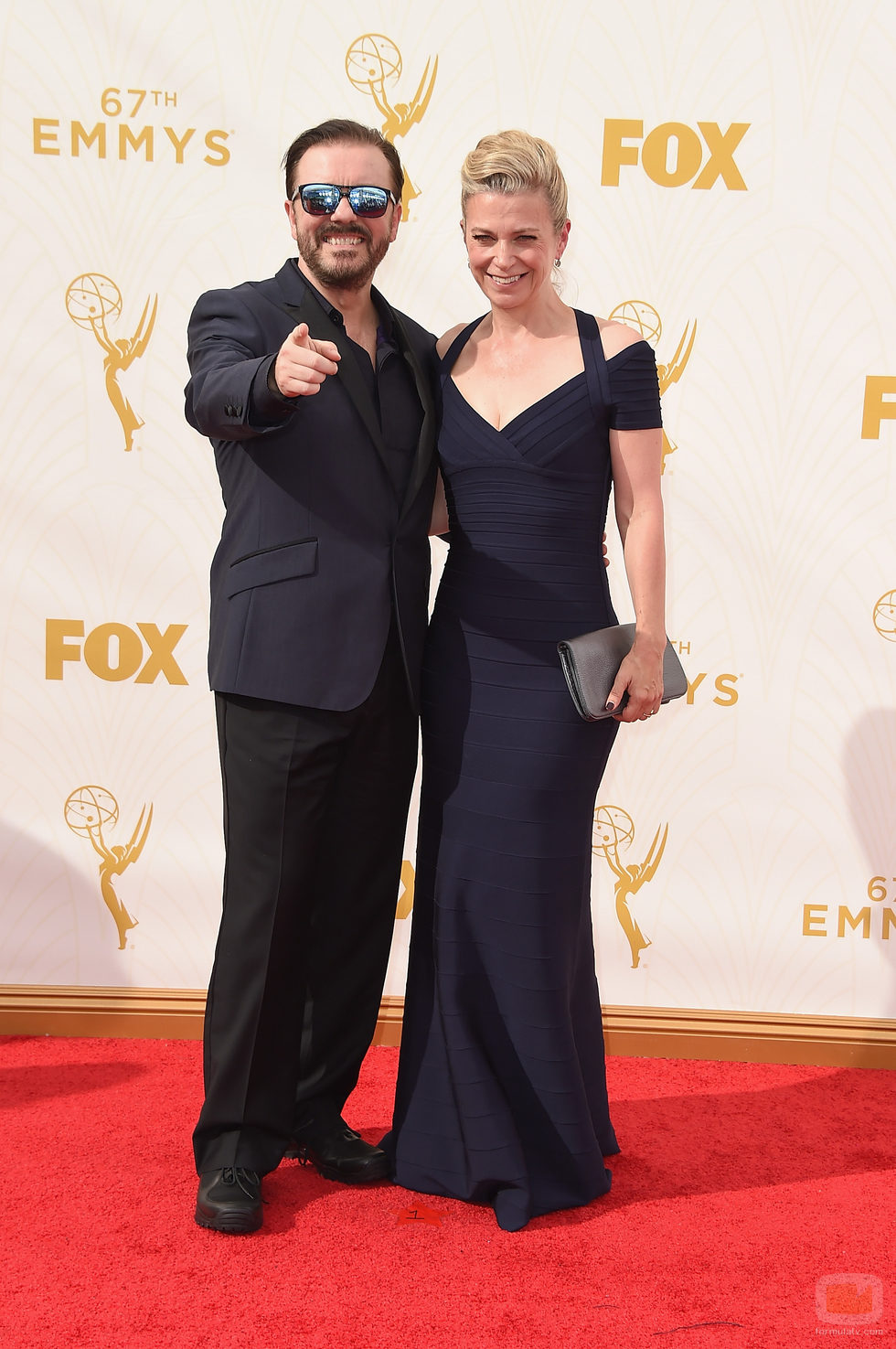 Ricky Gervais en los Emmy 2015