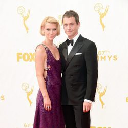 Claire Danes y Hugh Dancy en los Emmy 2015