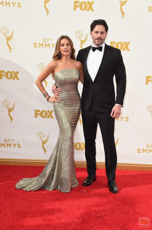 Sofia Vergara y Joe Manganiello en los Emmys 2015