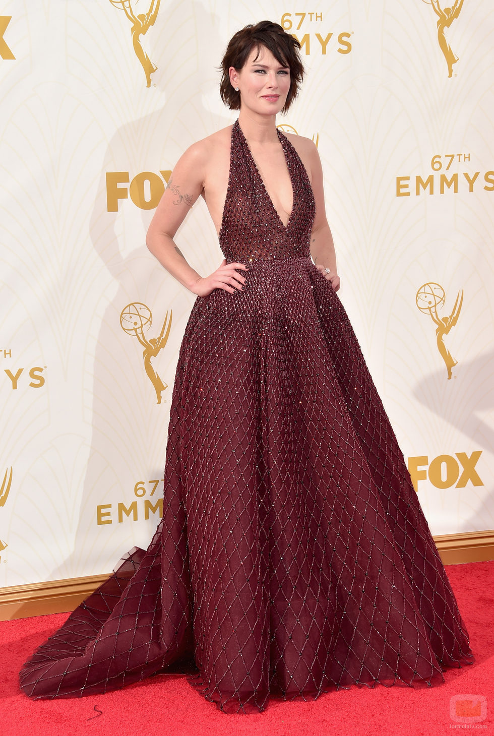 Lena Headey en los Emmy 2015