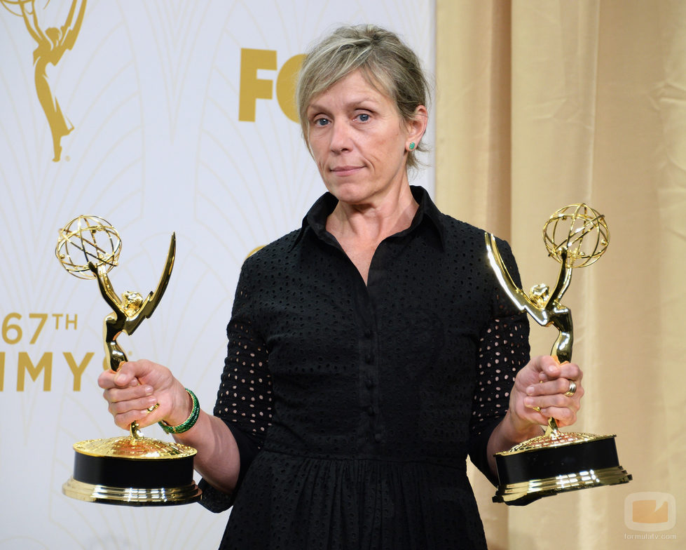 Frances McDormand presume de estatuillas en los Emmy 2015