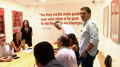 Albert Rivera (C's) presenta su equipo a Ana Rosa