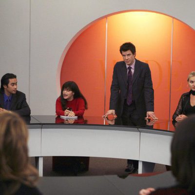 Eric Mabius en una reunión