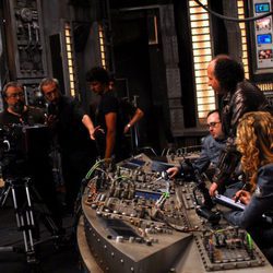 Álex de la Iglesia en el rodaje 'Plutón BRBnero'