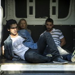 Fran Perea y Dani Rovira raptados en una furgoneta en 'B&b, de boca en boca'