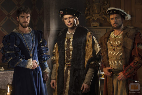 Carlos, Franciso I de Francia y Enrique VIII en 'Carlos, Rey Emperador'