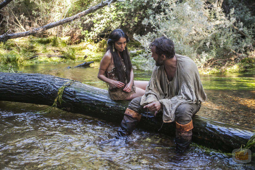 Hernán Cortes y La Malinche en 'Carlos, Rey Emperador'