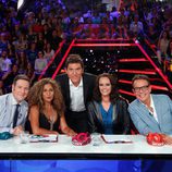 El jurado de la segunda gala de la cuarta edición de 'Tu cara me suena'