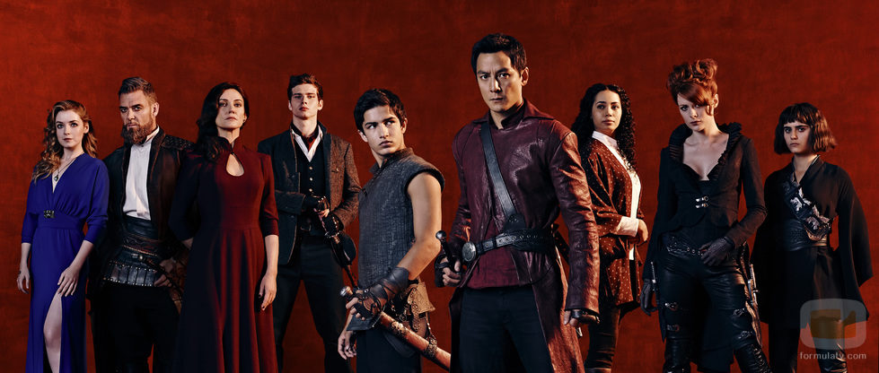 El equipo de actores al completo de 'Into de Badlands'