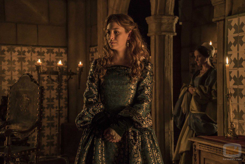 La esposa del emperador Carlos en una habitación en 'Carlos, Rey emperador'