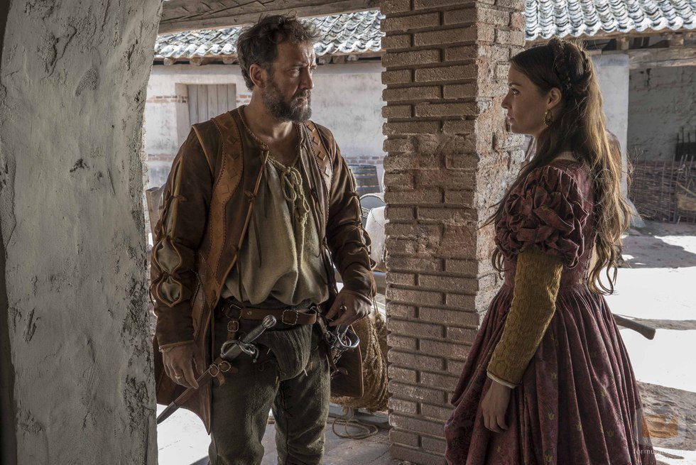 Hernán Cortes, y su esposa Catalina Juárez en 'Carlos, Rey emperador'