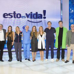 Todo el equipo al completo de 'Esto es vida' presenta el programa