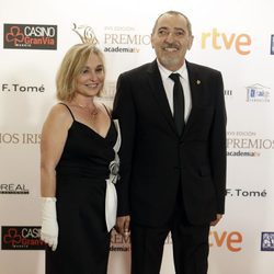 Enrique Villén y su mujer acudieron a la entrega de los Premios Iris 2015