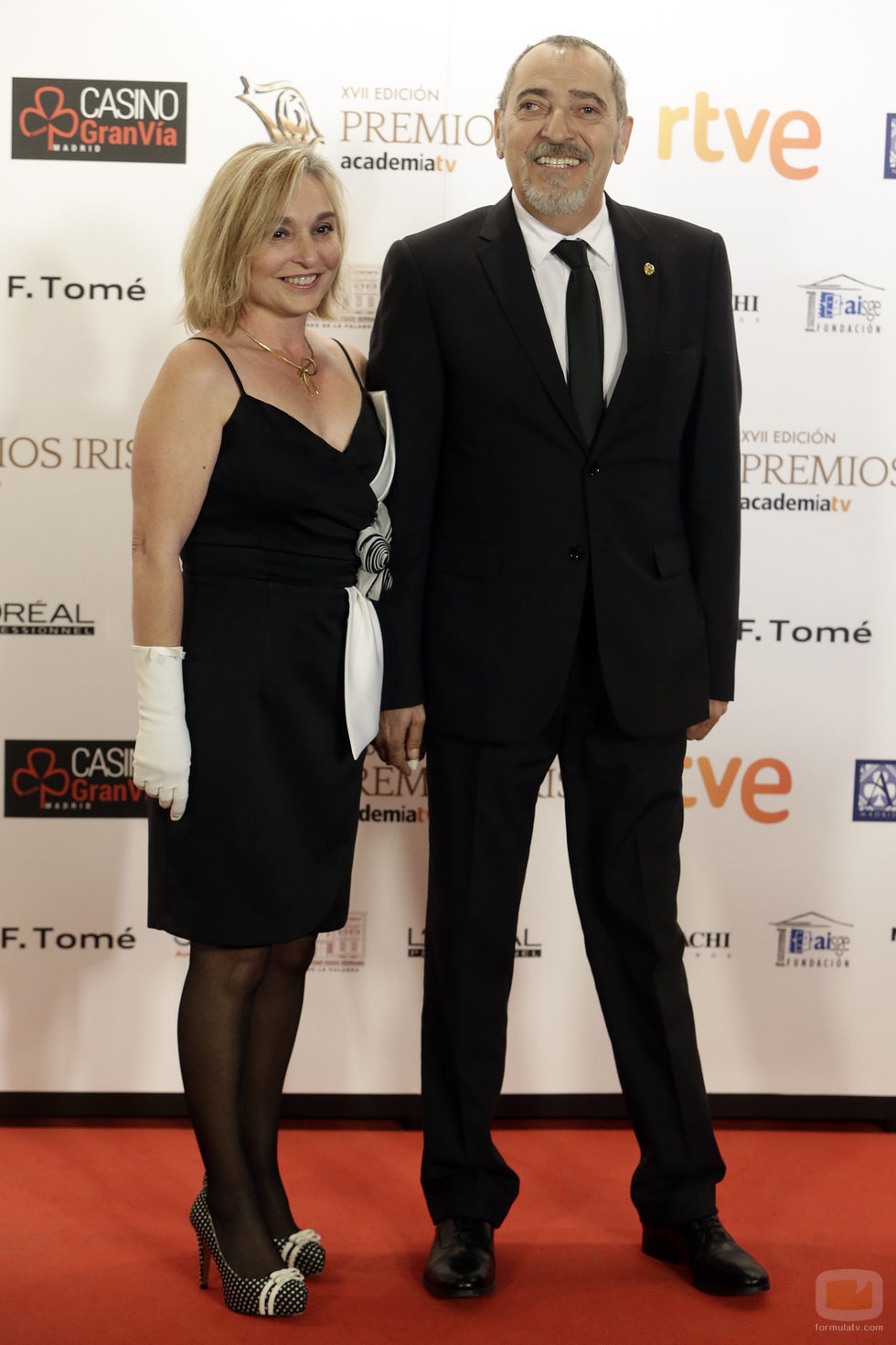 Enrique Villén y su mujer acudieron a la entrega de los Premios Iris 2015