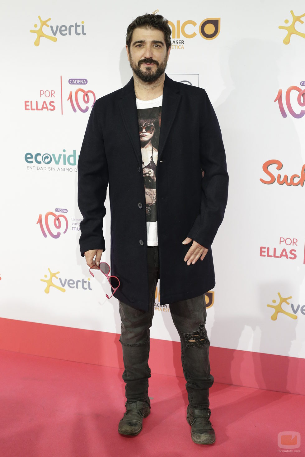 Antonio Orozco en la alfombra roja de 'Cadena 100 por ellas'