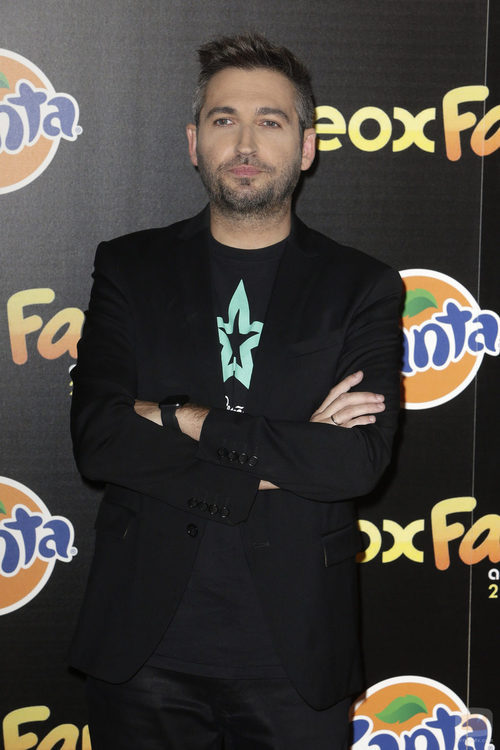 Frank Blanco en la alfombra naranja de los Neox Fan Awards 2015