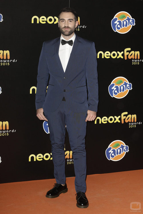 Jon Plazaola en la alfombra naranja de los Neox Fan Awards 2015