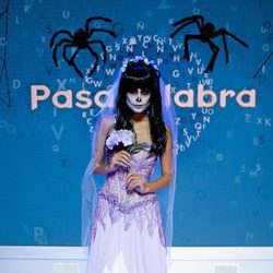 Patricia Yurena disfrazada de novia zombi en el especial de Halloween de 'Pasapalabra'