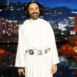 Jimmy Kimmel disfrazado de la princesa Leia