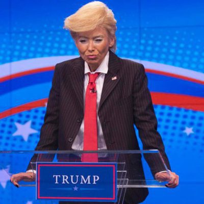 Kelly Ripa disfrazada de Donald Trump