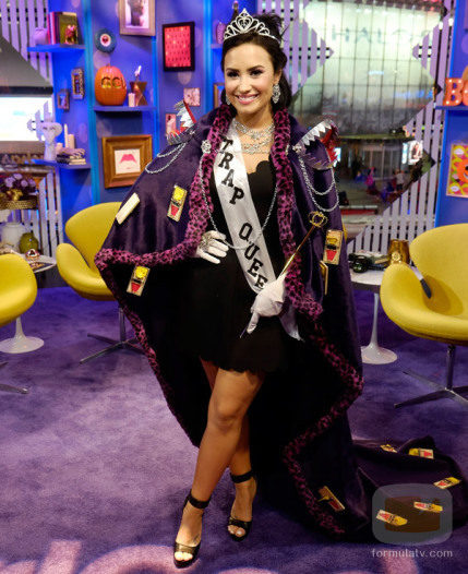 Demi Lovato disfrazada de una Trapp Queen 