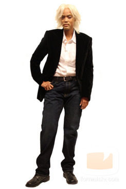 Tyra Banks disfrazada de Richard Bransons