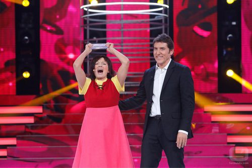 Silvia Abril, ganadora de la séptima gala de 'Tu cara me suena'