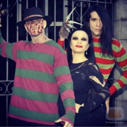 Alaska y Mario preparados para Halloween 2015