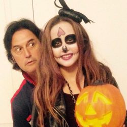 El bailarín Poty y su hija disfrazados para Halloween 2015
