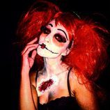 Paula Echevarría disfrazada para Hallowen 2015