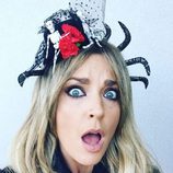 Anna Simon y su tocado de Halloween 2015