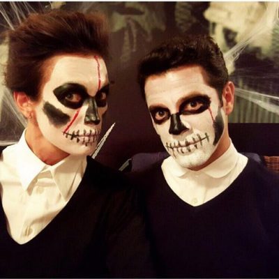 Nieves Álvarez disfrazada para Halloween 2015