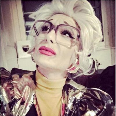 Conchita Wurst y su estrambótico disfraz para Halloween 2015