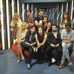 Los concursantes en el confesionario de 'Gran Hermano 16'