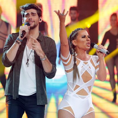 Vicky Larraz en la octava gala de 'Tu cara me suena'