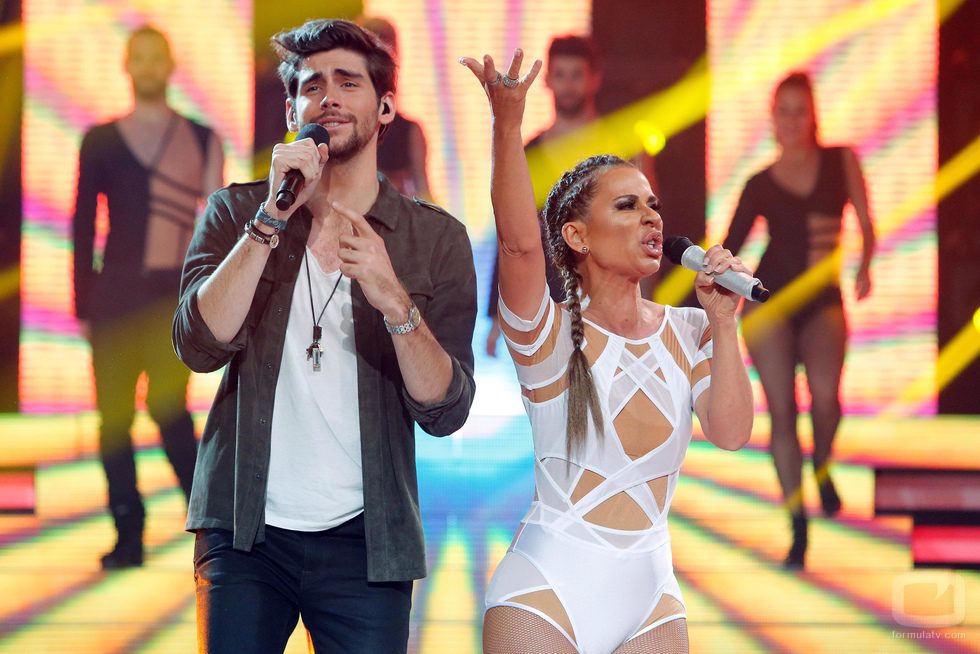 Vicky Larraz en la octava gala de 'Tu cara me suena'