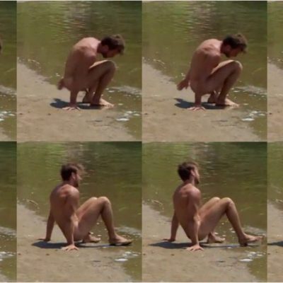 Secuencia de imágenes del desnudo y miembro viril de ''Dodo'' en 'Adán y Eva' Italia