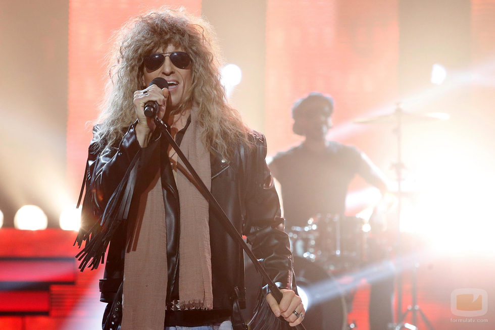 Pablo Puyol es Bon Jovi en la novena gala de 'Tu cara me suena'