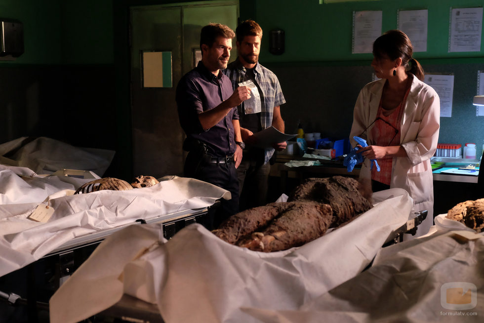 Héctor, Salva y la forense en 'Mar de plástico'
