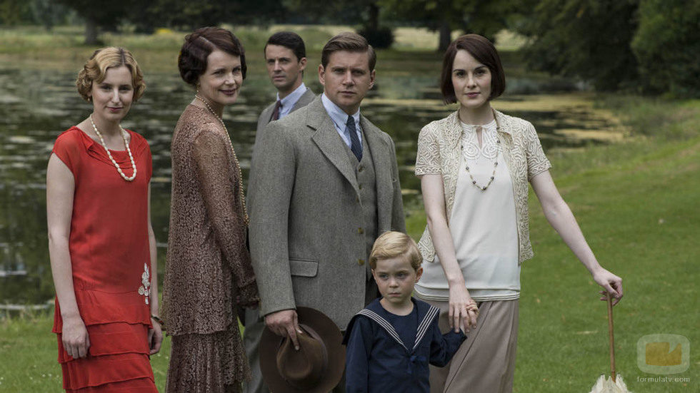 La familia completa de 'Dowton Abbey'